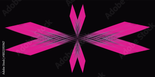 Car sticker wrap banner abstract sporty lines pink blue greenish grunge color combination brush storm thunder pattern racing motorsport, Modern.