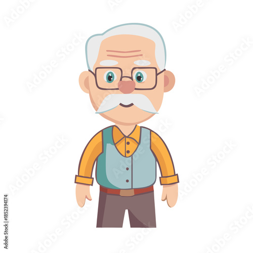 Grandfather for animation. Poses