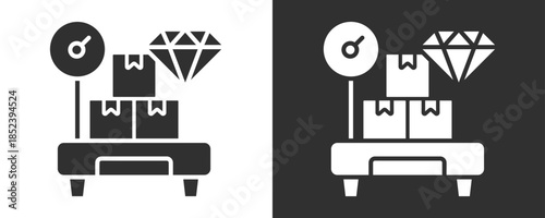 Product Icon Set Vector Collection Isolated In Black And White