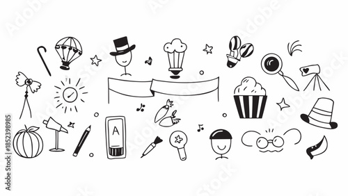 Assorted whimsical illustrations