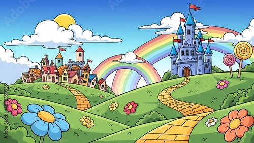 landscape with castle