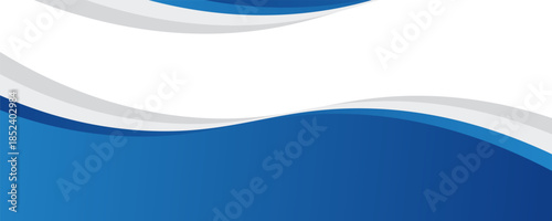 Abstract banner background design. Banner template with dynamic wave shapes, with a modern concept style