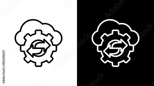 Api Request With Icon Set Design