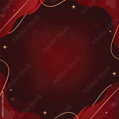Valentine theme background illustration