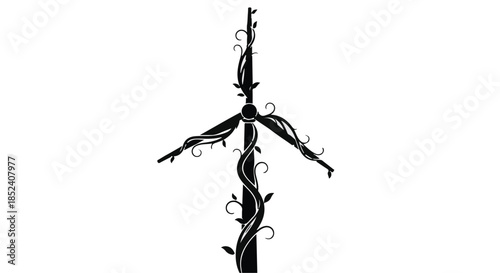 vector illustration of a silhouette of a man