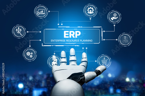 Canvas Print AI optimizes ERP platforms with centralized dashboards, automated data flow, and smart tools for managing finance, inventory, and enterprise resource planning