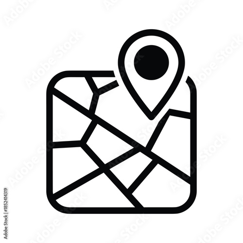 Map location pin icon