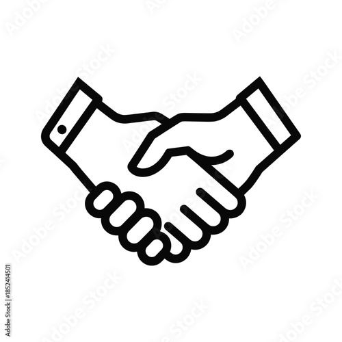 Handshake symbolizing partnership and agreement