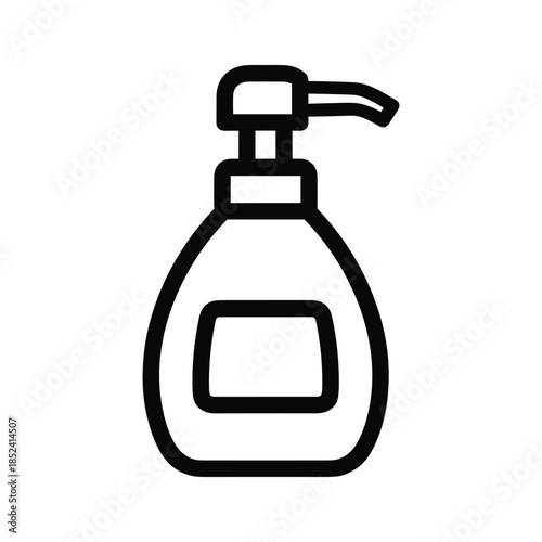 Simple soap dispenser icon