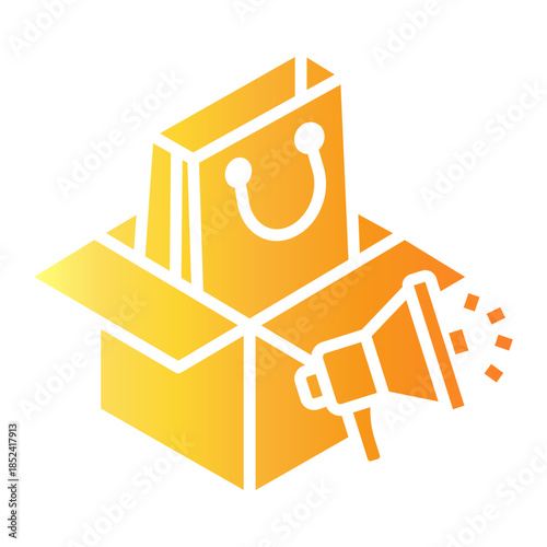 product advertising Gradient icon