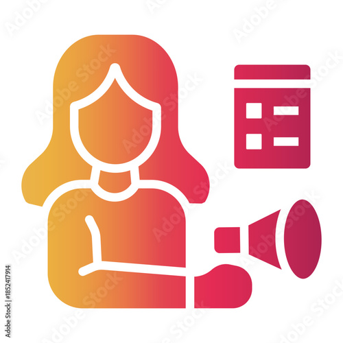 product advertising Gradient icon