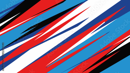 Colorful geometric abstract design with organic shapes, representing creativity and modern art