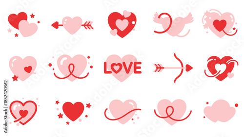 Colorful geometric abstract design with organic shapes, representing creativity and modern art