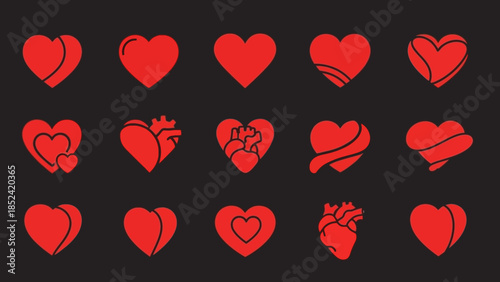 Colorful geometric abstract design with organic shapes, representing creativity and modern art