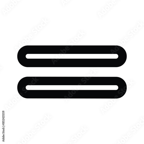 Equality sign symbolizing balance and fairness