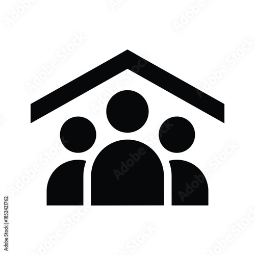 Family under one roof together