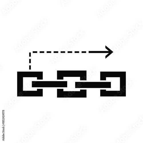 Chain Breaking Apart Illustration