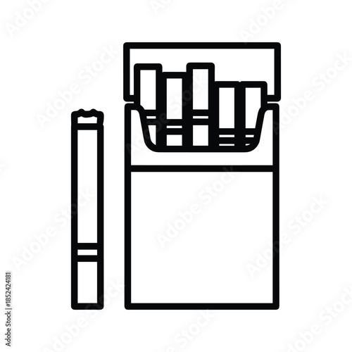 Cigarette pack and cigarette