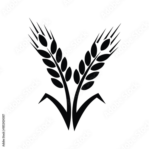 Wheat Ears Silhouette