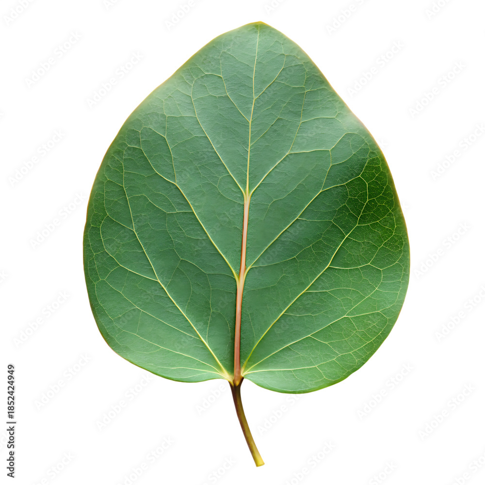 Obraz premium Eucalyptus Leaf Isolated on White Background