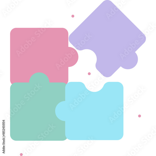 Puzzle Kids Toy Illustration