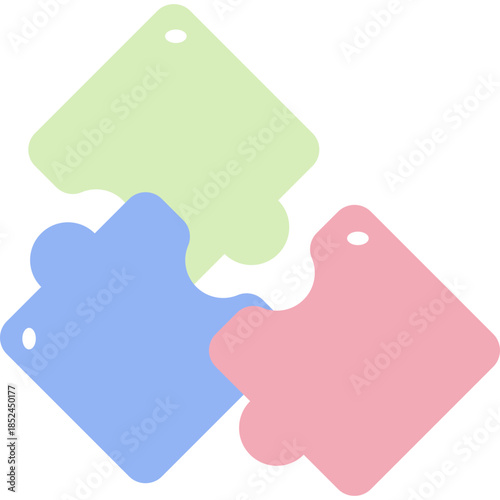 Puzzle Kids Toy Illustration