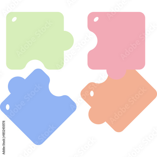 Puzzle Kids Toy Illustration