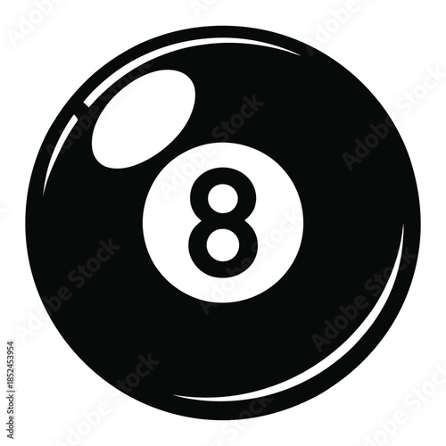 pool ball number eight