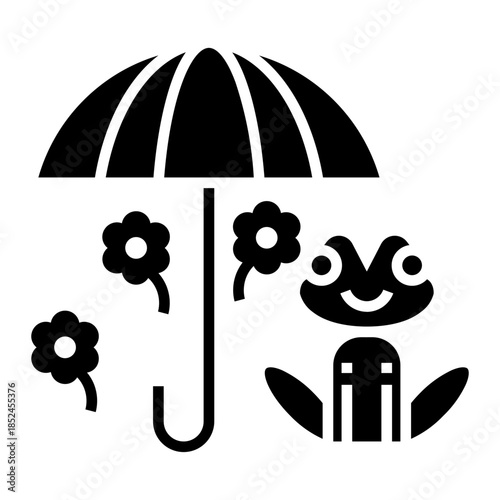 rainy season Solid icon