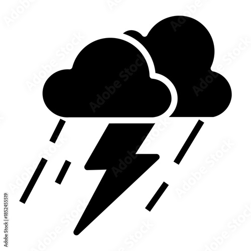 rainy season Solid icon