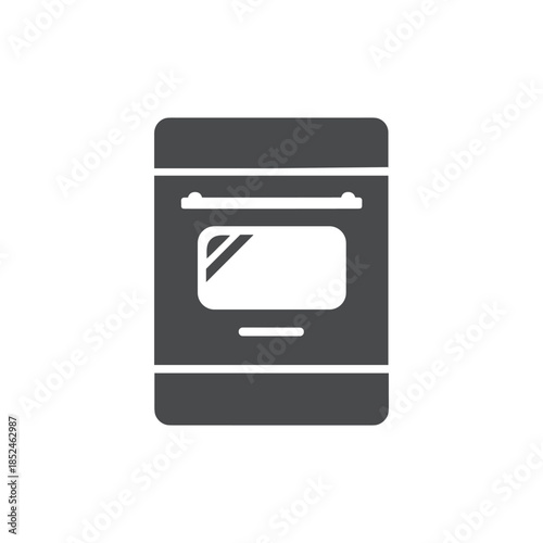 Modern Kitchen Oven Appliance Icon.