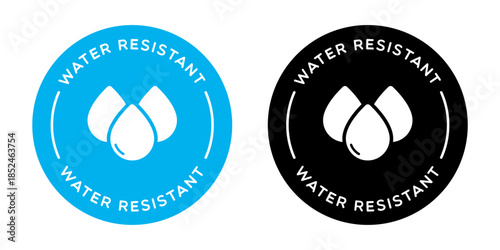 Round Vector Water Resistant Labels