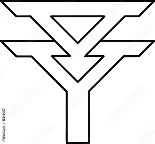 nvd feed line art vector illustration on transparent background