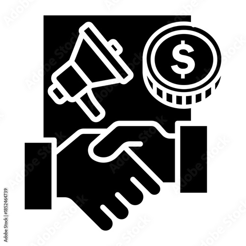 sponsored Solid icon