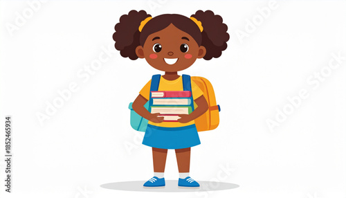 Back-to-School Character Illustration