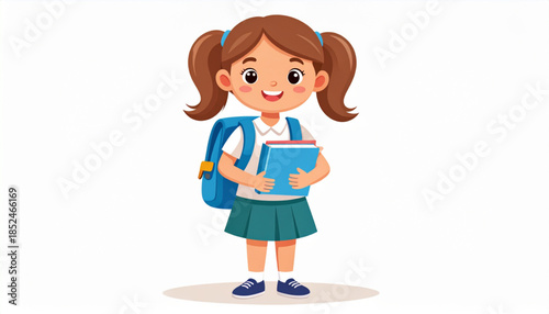 Back-to-School Character Illustration