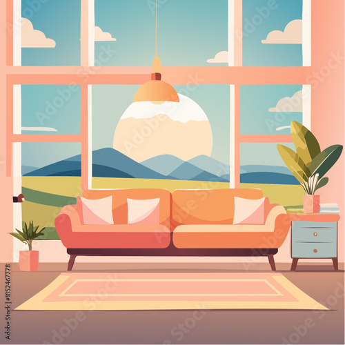 interior of a modern living room