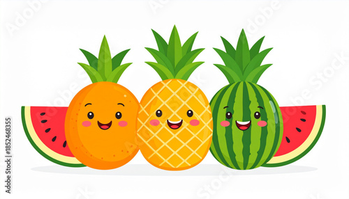 Summer Fruit Character Set
