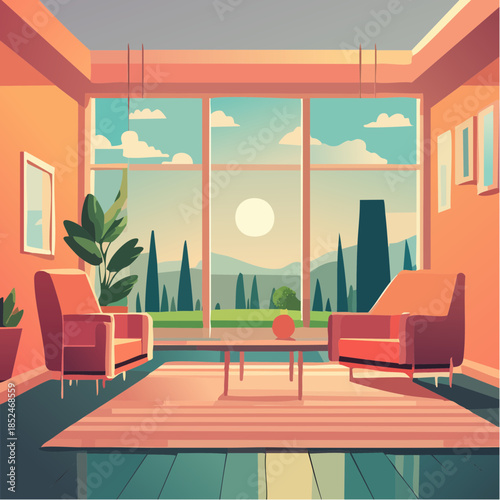 interior of a modern living room