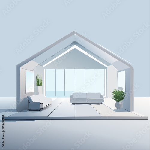 interior of a modern living room