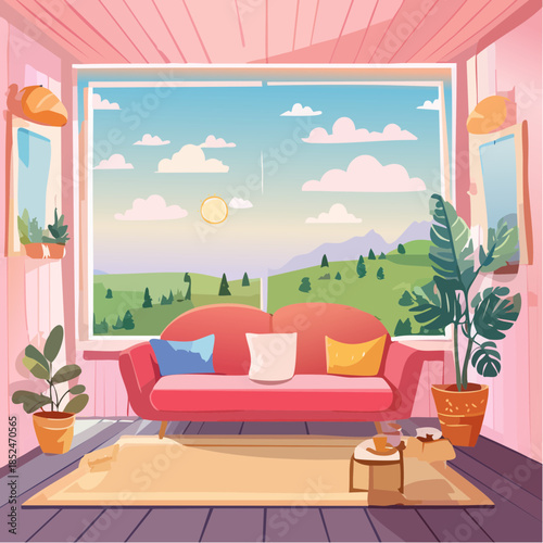 modern office building in night