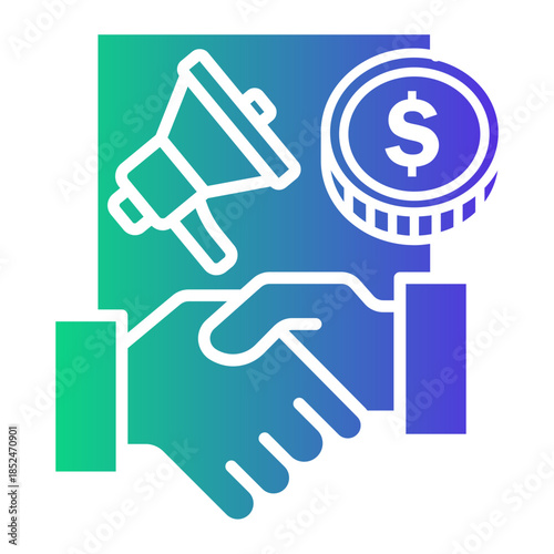 sponsored Gradient icon