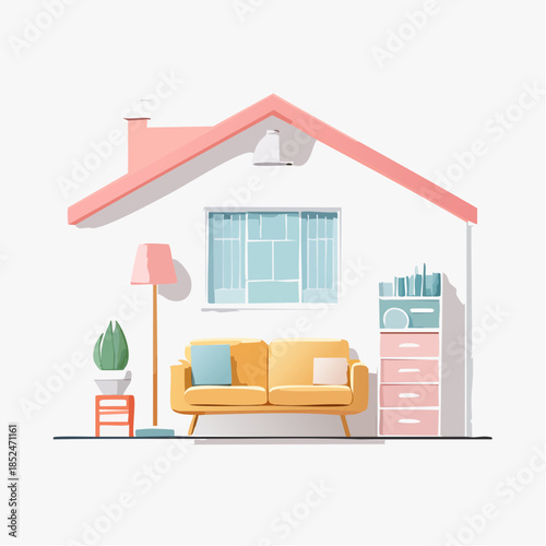 modern office building in night