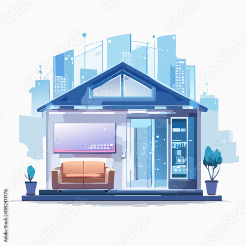 Illustration of Morden house 