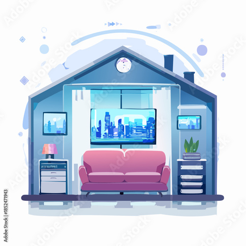 Illustration of Morden house 