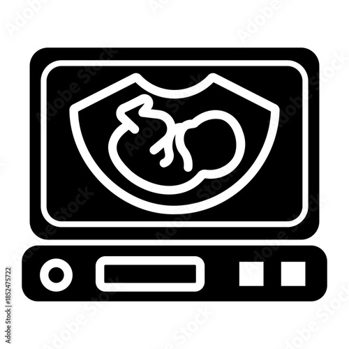 medical examination Solid icon