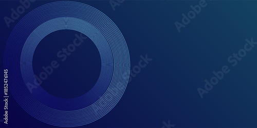 Circles Lines round frame, dynamic vector AI Technology science music concept lines.