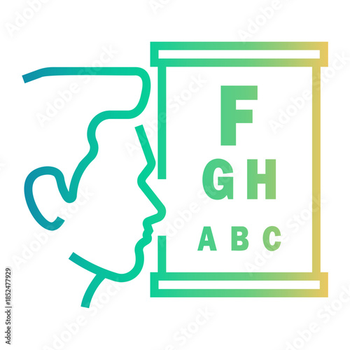 medical examination Line Gradient Icon