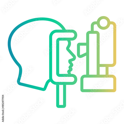 medical examination Line Gradient Icon