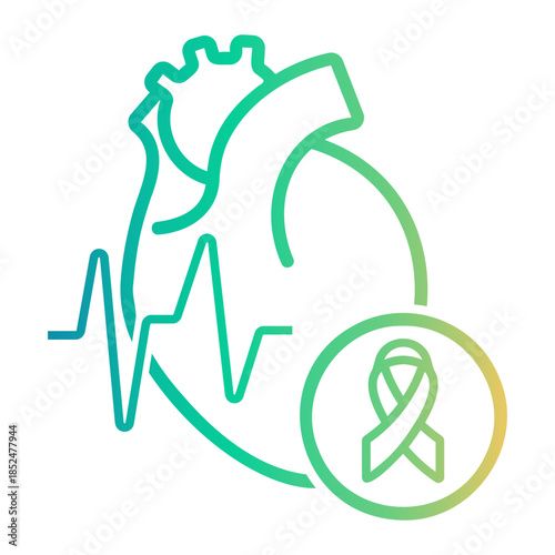 medical examination Line Gradient Icon